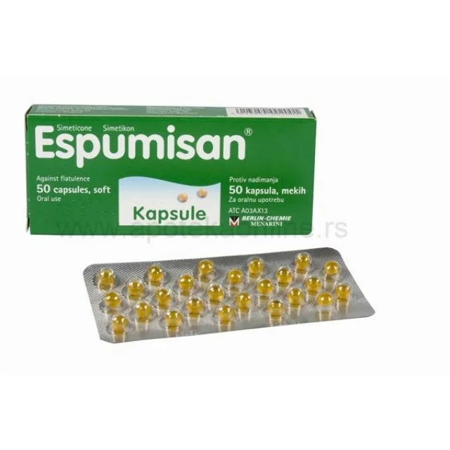 ESPUMISAN 25,50 KAPSULA - Online Apoteka ESPUMISAN 25,50 KAPSULA