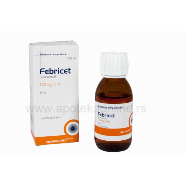 FEBRICET 120mg SIRUP - Online Apoteka FEBRICET 120mg SIRUP