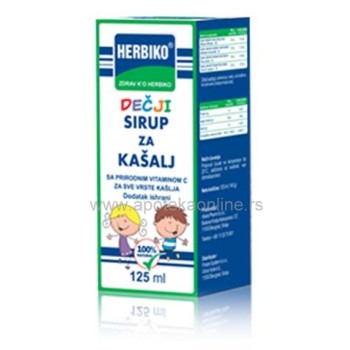 HERBIKO DEČJI SIRUP ZA KAŠALJ HERBIKO DEČJI SIRUP ZA KAŠALJ