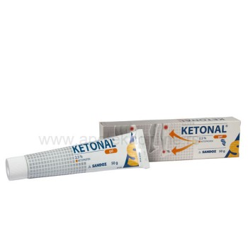 KETONAL GEL 2.5% KETONAL GEL 2.5%