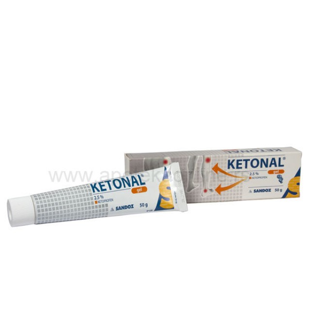 KETONAL GEL 2.5% - Online Apoteka KETONAL GEL 2.5%