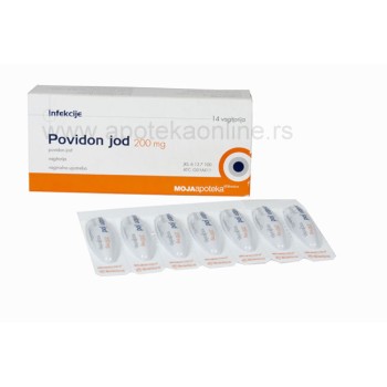 POVIDON JOD 200mg VAGITORIJE POVIDON JOD 200mg VAGITORIJE