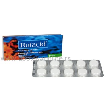 RUTACID TABLETE ZA ŽVAKANJE
