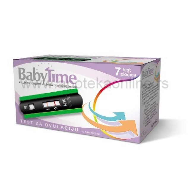 BABYTIME TEST PLOČICE - Online Apoteka BABYTIME TEST PLOČICE