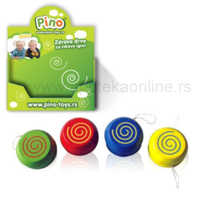 PINO DRVENA IGRAČKA JO-JO - SPIRALA - Online Apoteka PINO DRVENA IGRAČKA JO-JO - SPIRALA