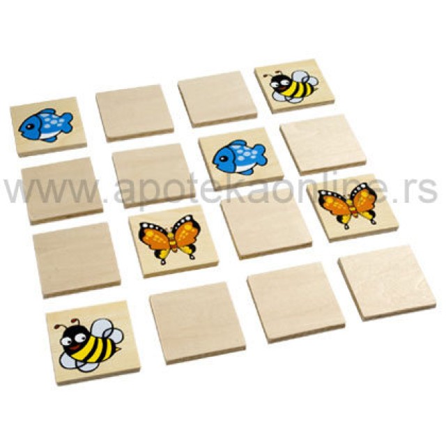 PINO IGRA MEMORIJE - LEPTIR